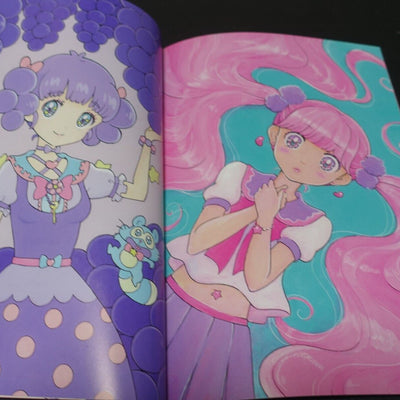 mog mog's Illustration Book 2014-2019 Original Colorful Girls Art 