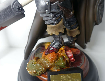 Art of War Berserk Lost Children Guts Black Swordsman Figure with Serial Plate 