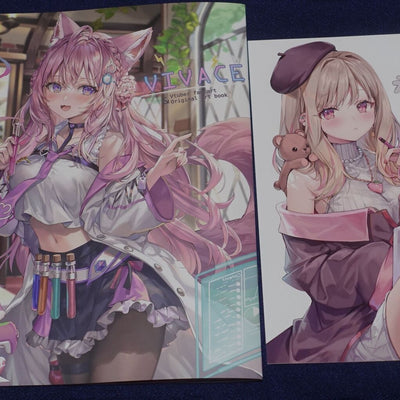 Sashiminekoya Momoko hololive Hakui Koyori Designer's Art Book Sketch Book C101 