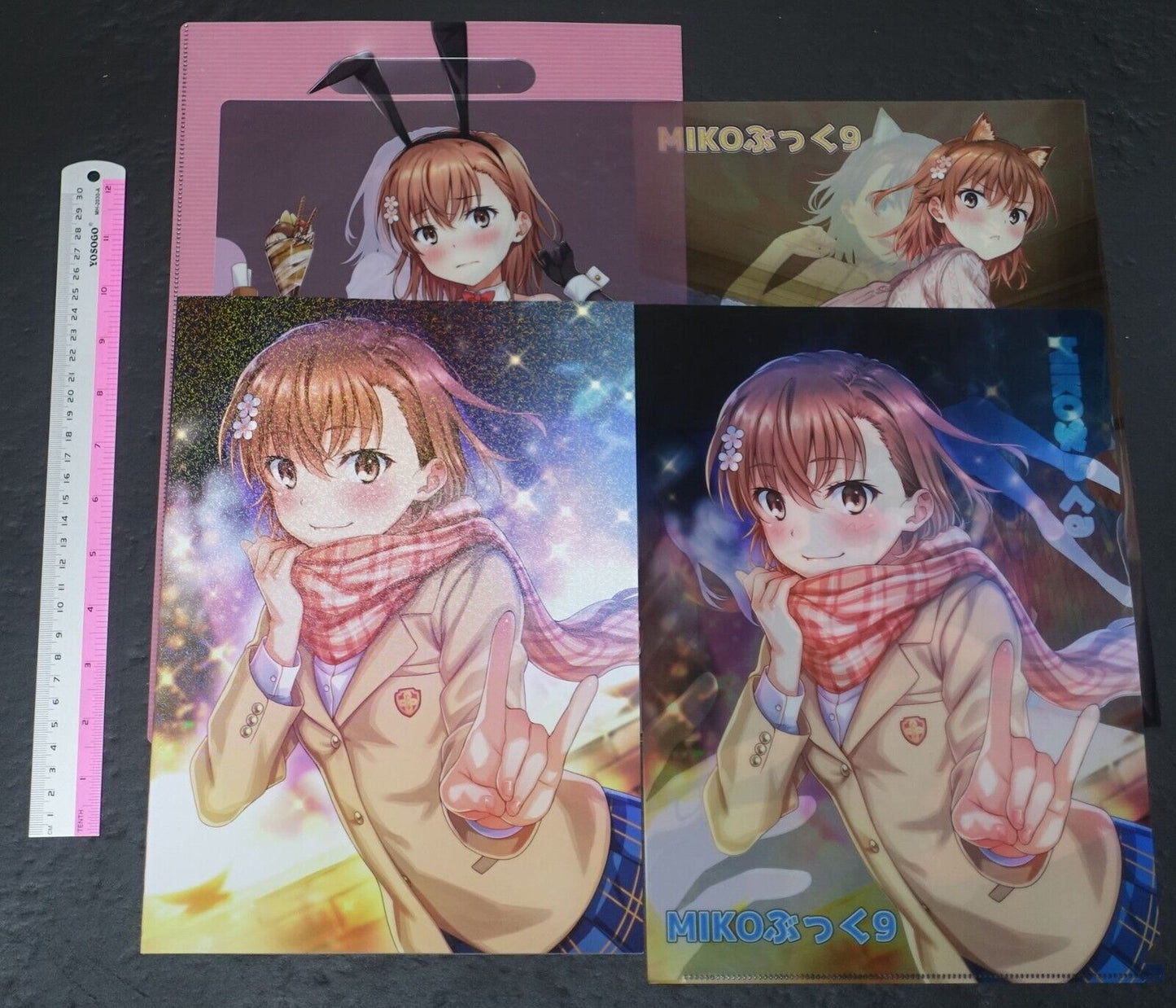 Isshi Puma A Certain Scientific Railgun Mikoto Misaka Fan Art Book 9 & Goods Set 