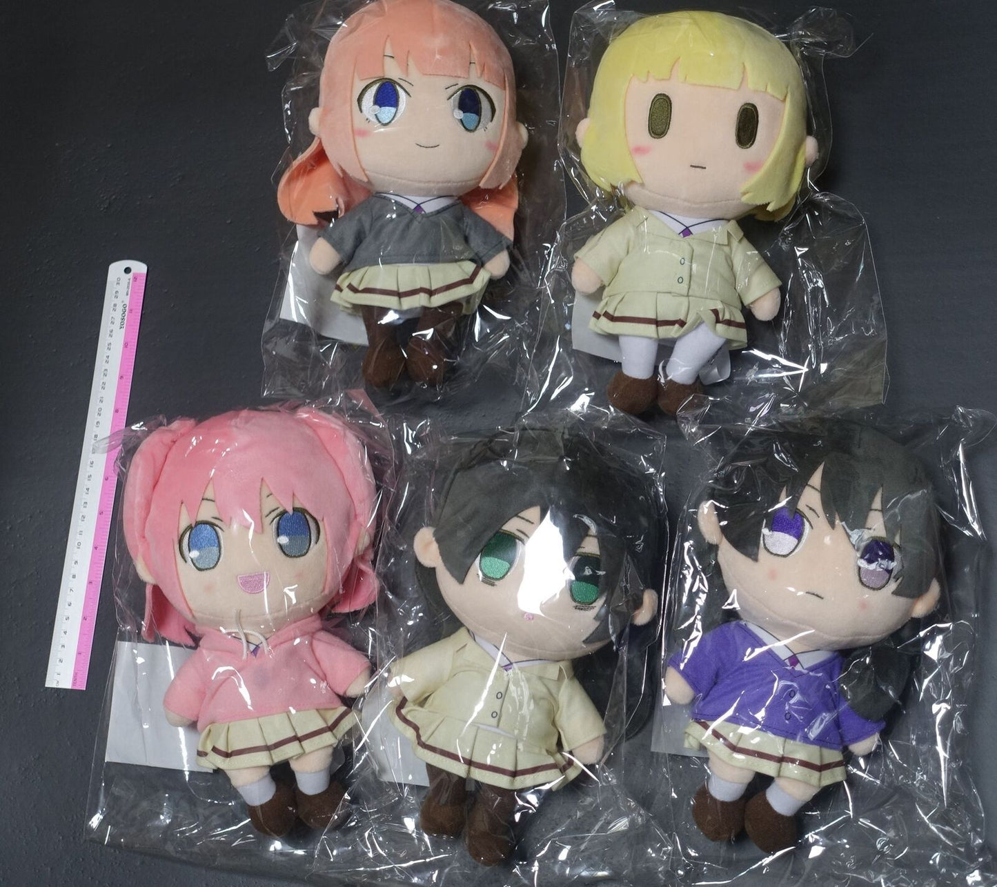 Watamote Plushie Plush Doll 5 Character Complete Set SQUARE ENIX 