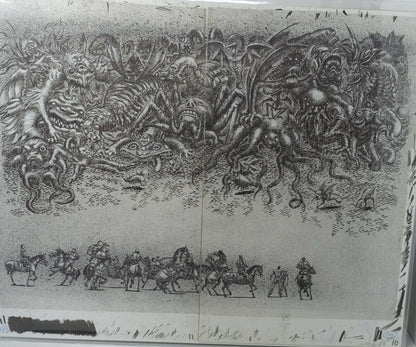 BERSERK EVENT Reproduction of Original Picture The Band of the Hawk in Apostles 