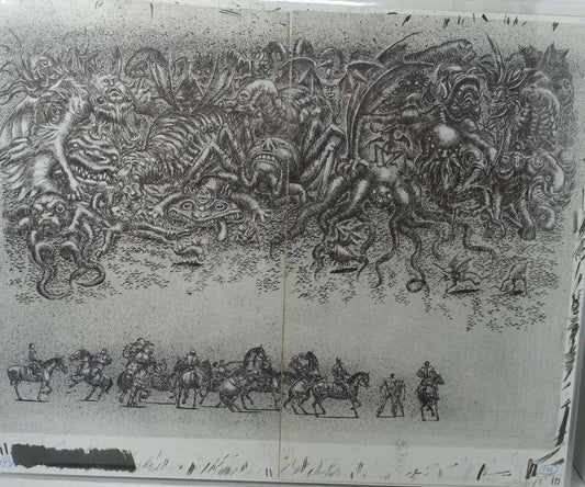 BERSERK EVENT Reproduction of Original Picture The Band of the Hawk in Apostles 