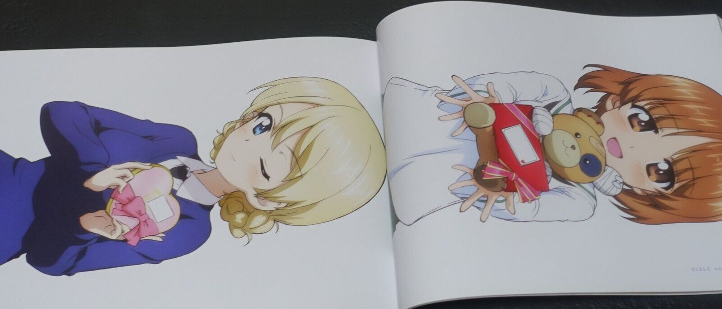 GIRLS und PANZER Characters Official Art Works Sensha-do Shoujo Syashin Syuu 5 