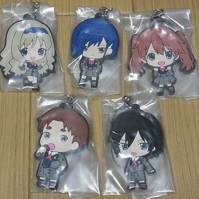 Darling in the Franxx Character Rubber Key Chain 5 Set 