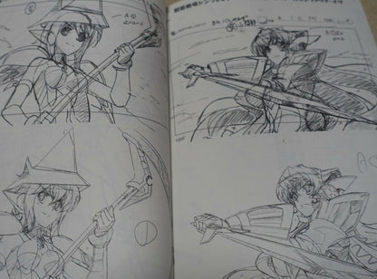 Anubebdi Senki Zesshou Symphogear Key Frame Art Collection Hanyu Rough 03 