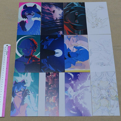 BNA Animation Special Post Card 12 Piece Complete Set 