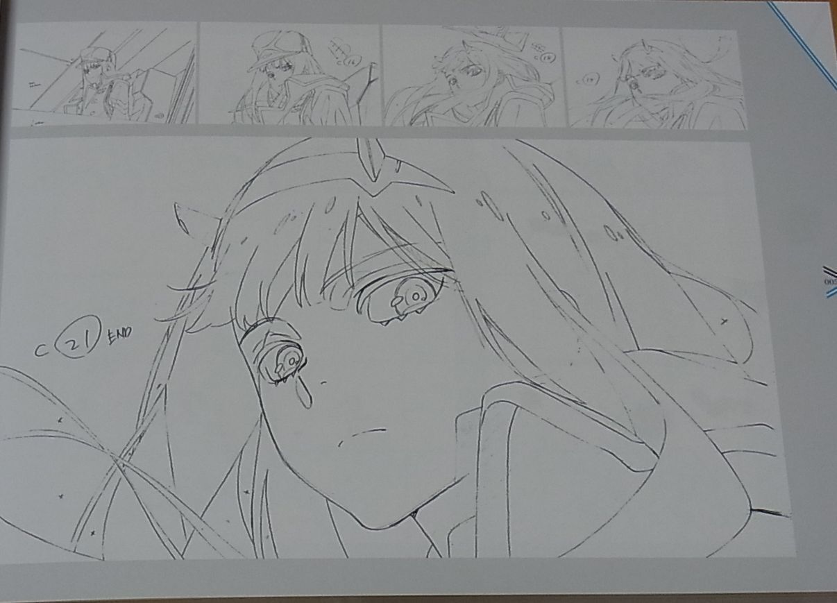 DARLING in the FRANXX KEY FRAME ART BOOK BLUE 224page 
