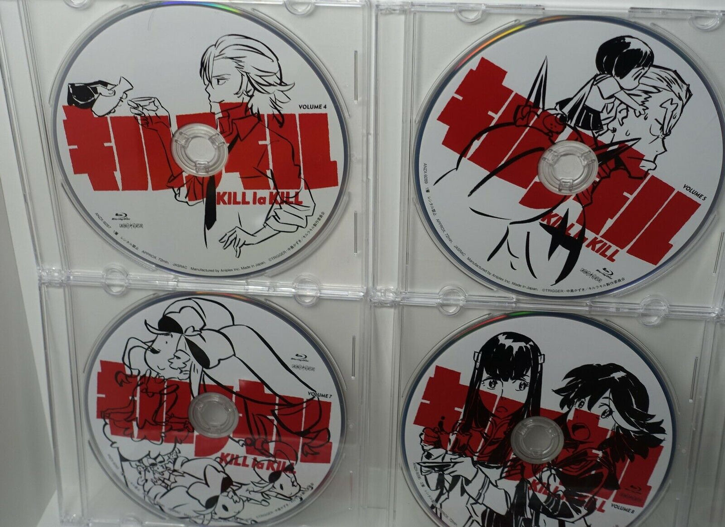 KILL LA KILL Animation 26 Episode Complete Blu-ray 9 Disc Set 