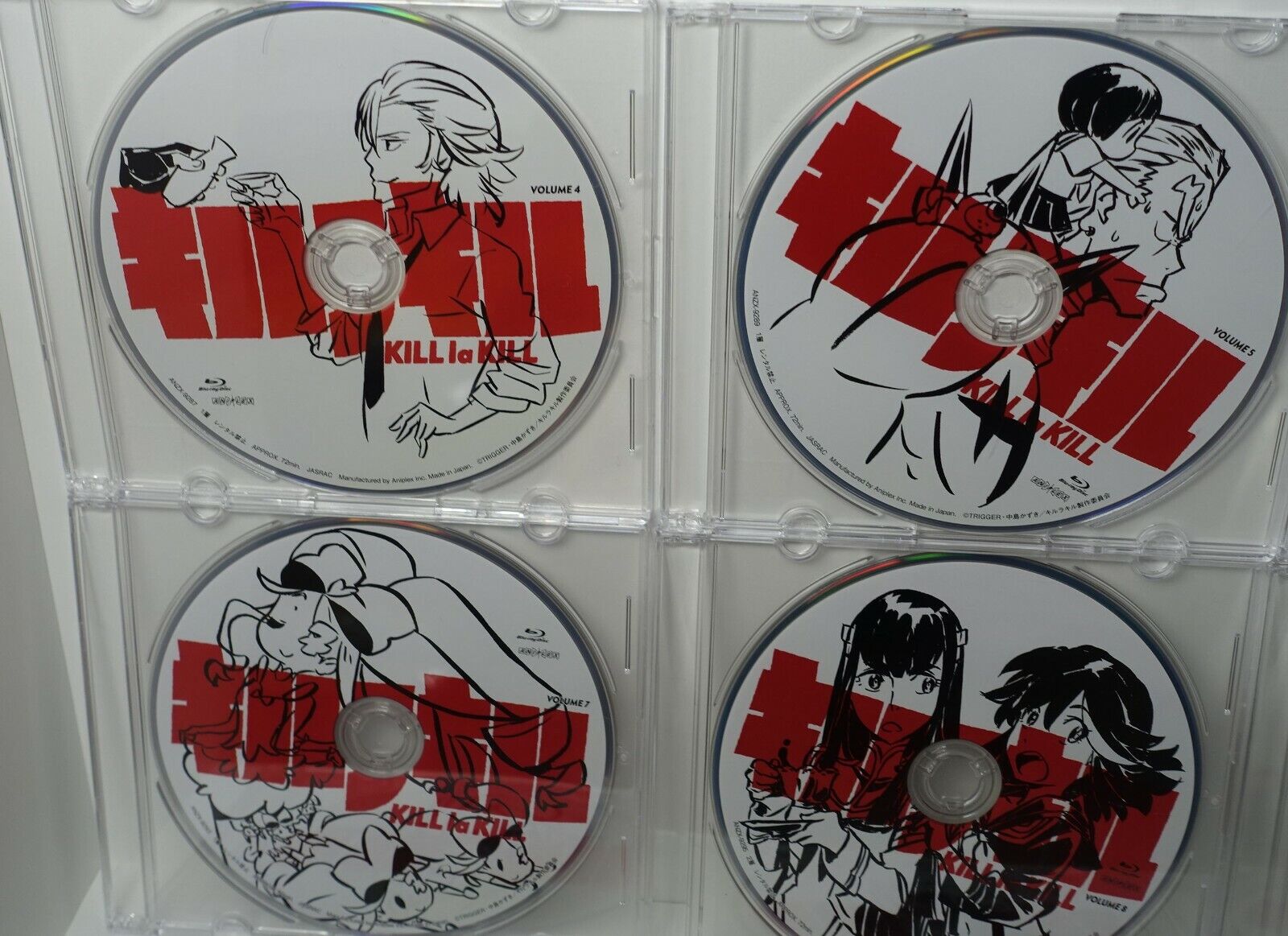 KILL LA KILL Animation 26 Episode Complete Blu-ray 9 Disc Set 