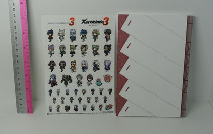Xenoblade 3 Mio's Diary like Notebook & Mini Characters Seal Sticker Xenoblade3 