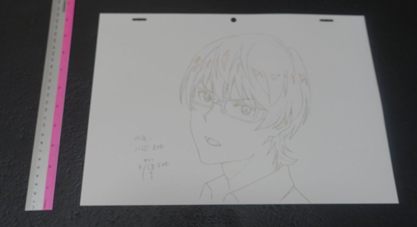 SSSS.GRIDMAN Reproduction Key Frame Art Sheet Utsumi 