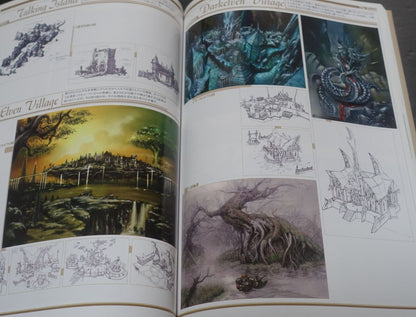LINEAGE 2 Setting Illustration Art Book THE ARK 