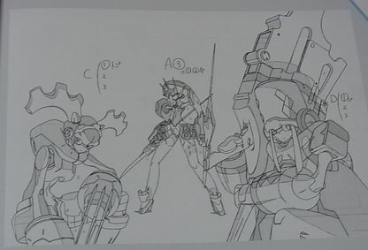 DARLING in the FRANXX KEY FRAME ART BOOK BLUE 224page 