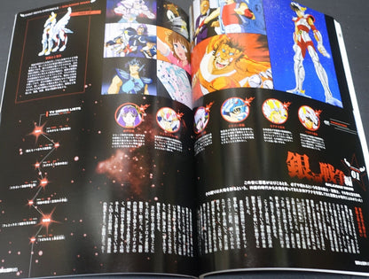 Saint Seiya PIA Setting Art Story Guide Staff Interview Folded Big Poster 