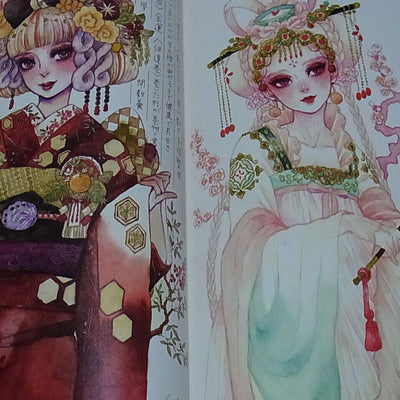 Sakizo Color Art Book Girl Meets Sweets ALA CARTE 