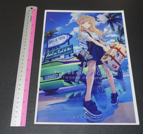 OCEANS55 KOH MINAGI Color Illustration Art Book THE BEAUTIFUL IRON 