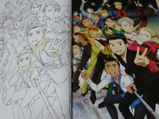 YURI!!! ON ICE Art Collection Book SELECT BOOK 348page 