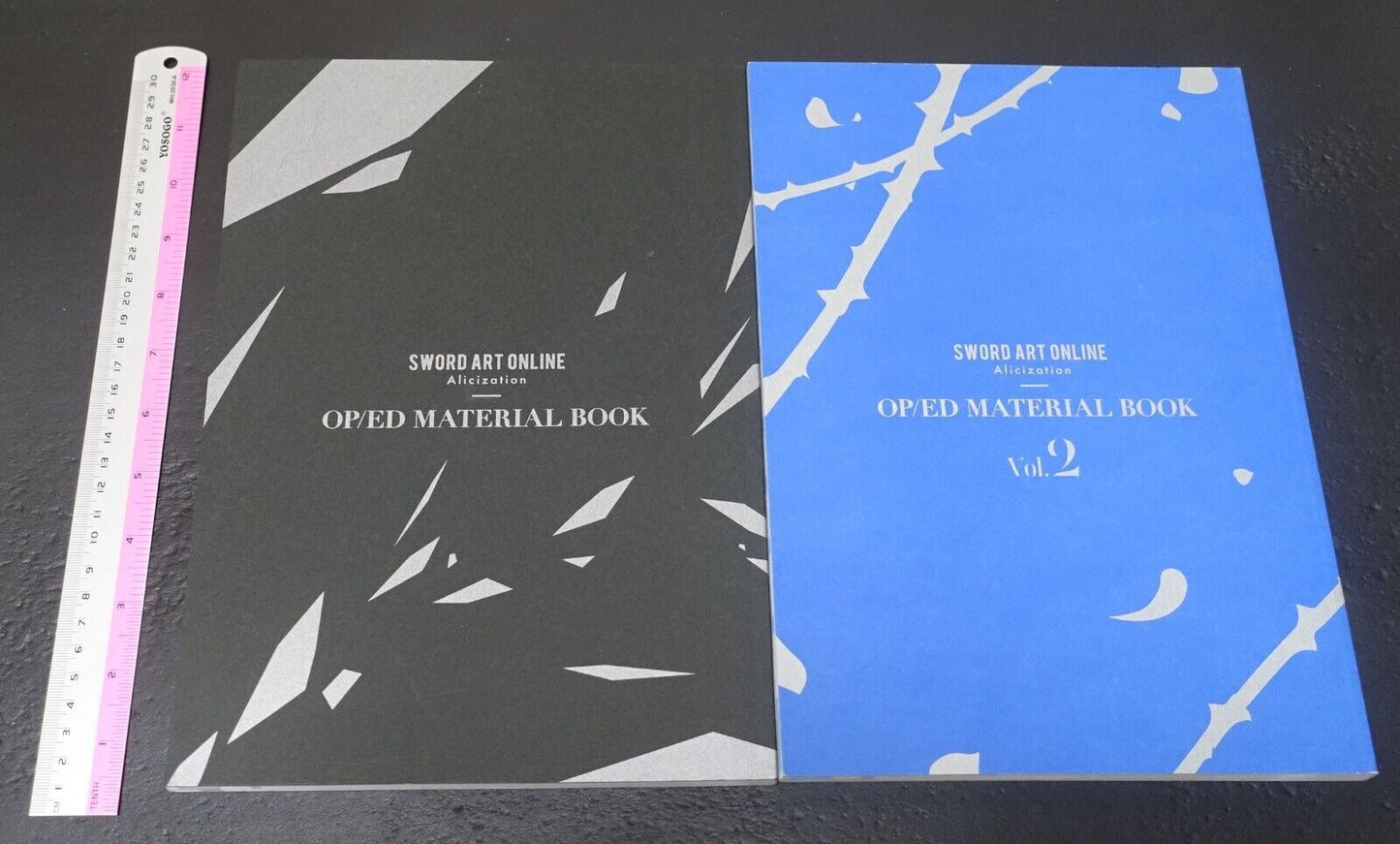 SWORD ART ONLINE Alicization OP ED Key & Story Board Art Book 1 & 2 Set SAO 