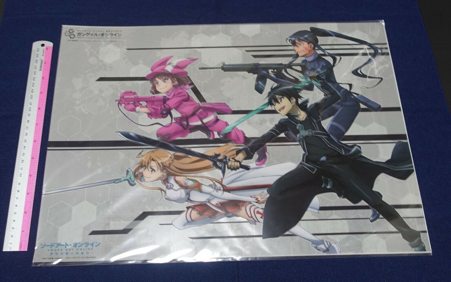 Sword Art Online Alternative Gun Gale Online PVC Clear Poster 