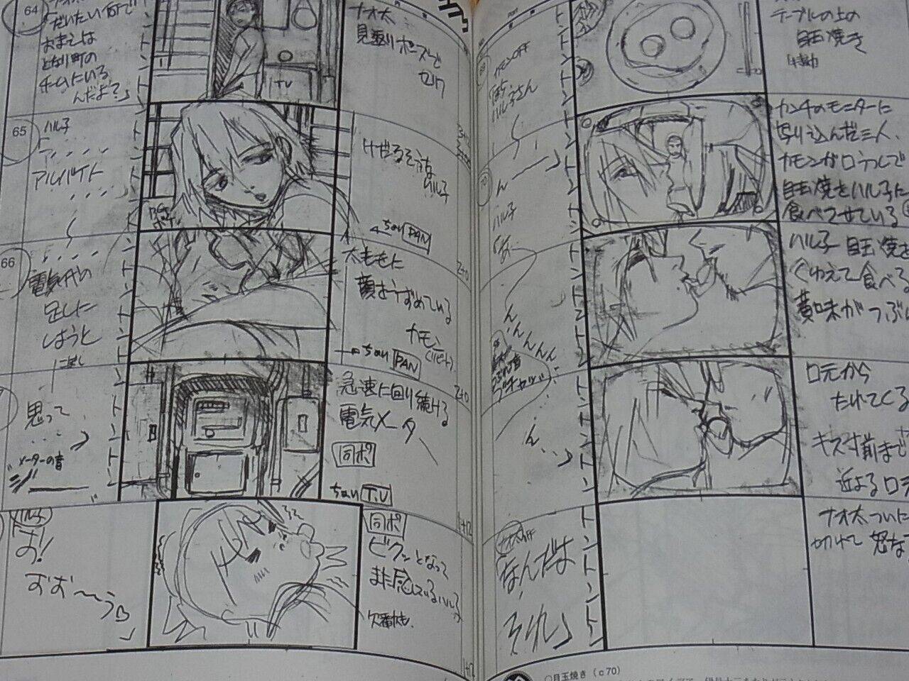 GAINAX FLCL STORY BOARD ART COMPLETE BOOK 888page Kazuya Tsurumaki 