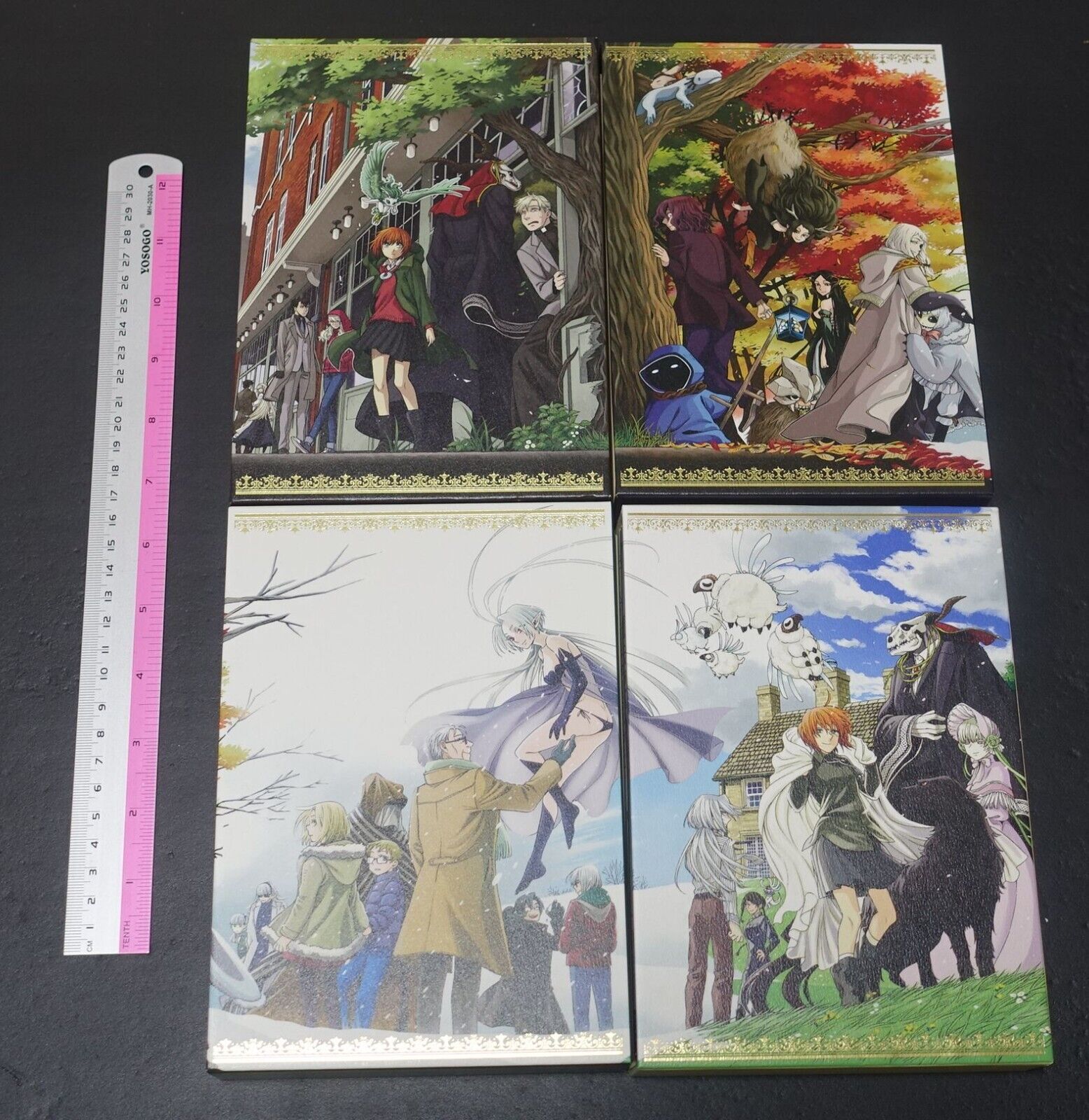 The Ancient Magus Bride Mahou Tsukai no Yome Blu-ray Limited Edition Vol.1-4 