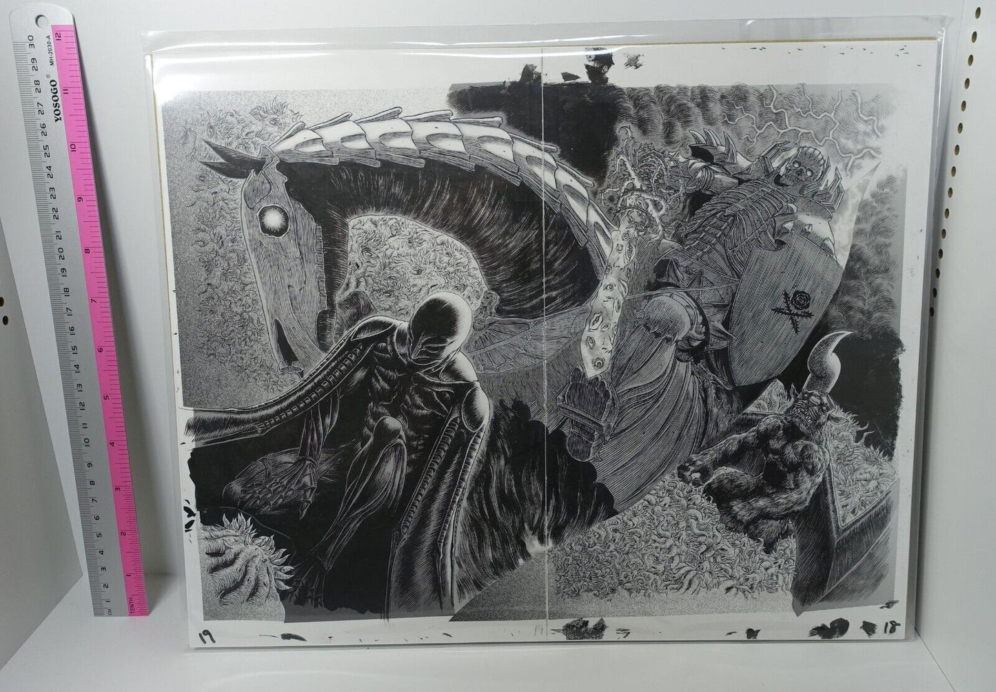BERSERK Exhibition Event Item Reproduction of Original Picture 