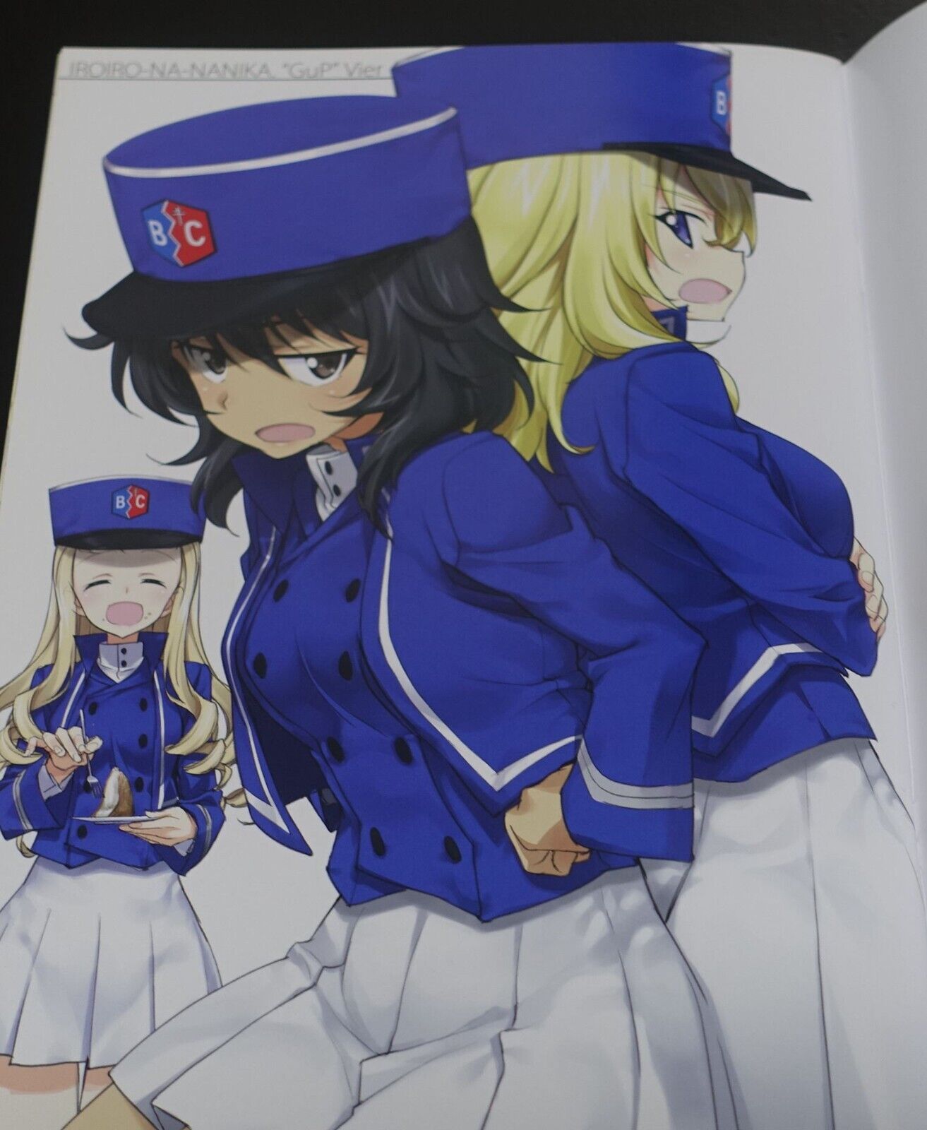 Okotanpeko Tomoyasu Kurashima Girls und Panzer Fan Art Book Iroiro GuP 4 Set 