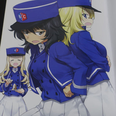 Okotanpeko Tomoyasu Kurashima Girls und Panzer Fan Art Book Iroiro GuP 4 Set 