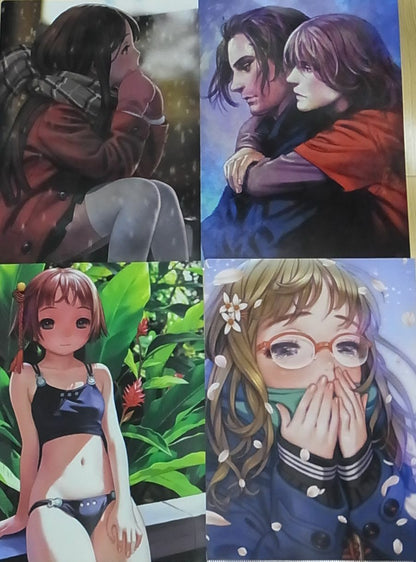 RANGE MURATA Color Art Clear File 4piece set C96 