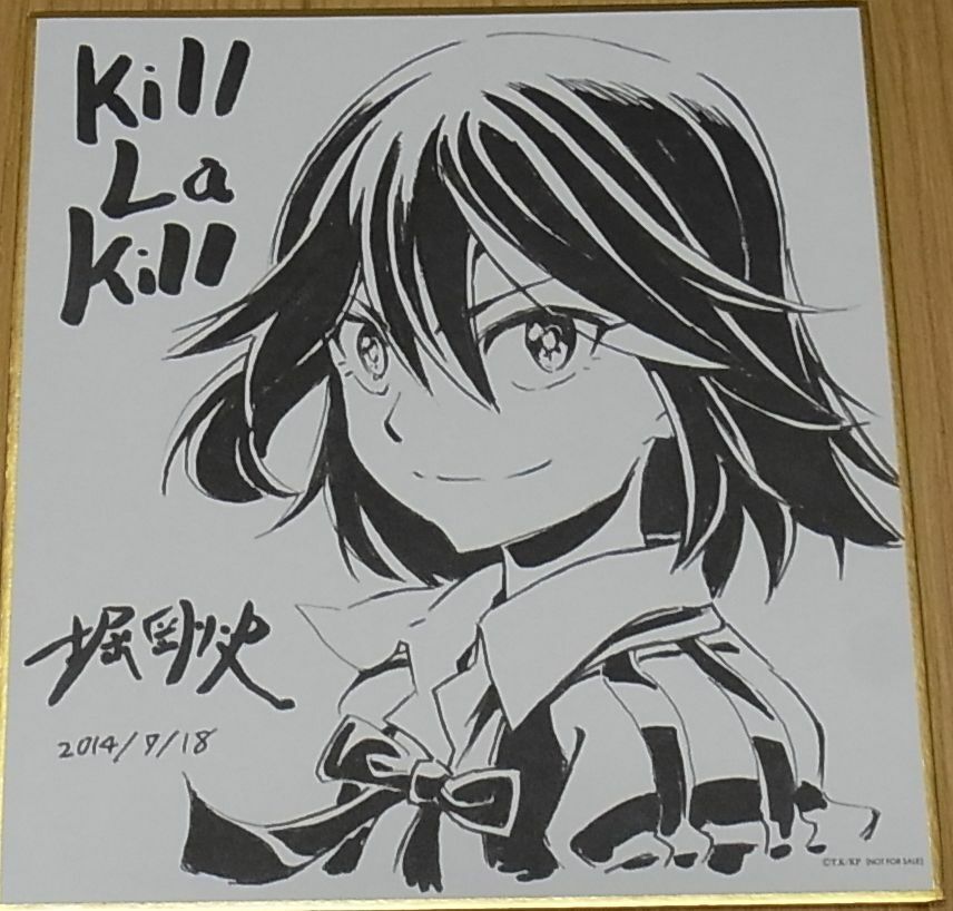 KILL LA KILL Staff Print Art Shikishi Board Takafumi Hori Ryuko 12x13.5cm 