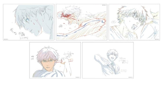 Chainsaw Man Exhibition Event Item Reproduction Key Frame Art Sheet Set Denji 