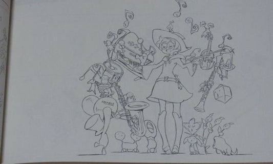 Yusuke Yoshigaki Little Witch Academia Ending Image Art Book 80 page Field Trip 