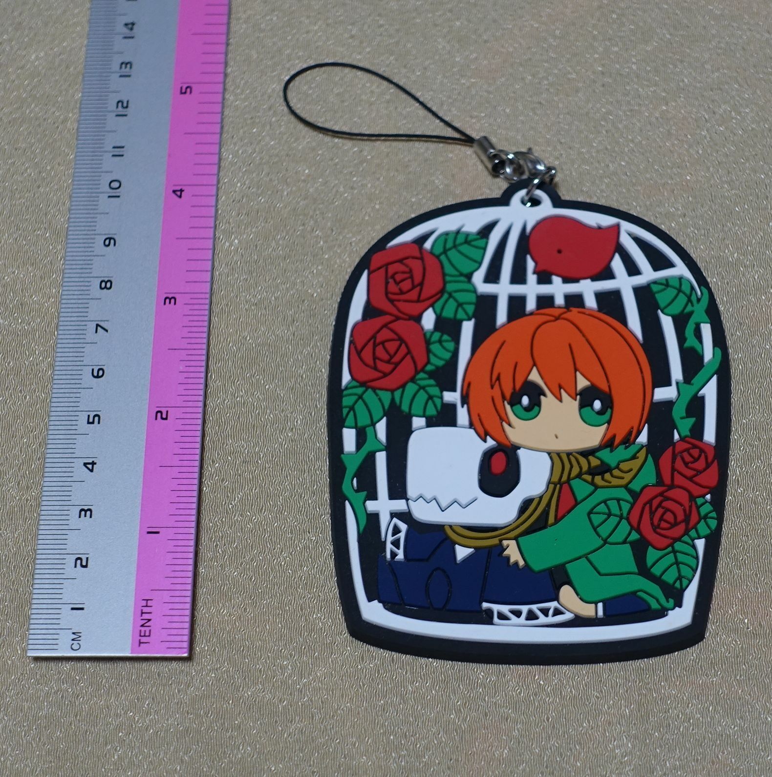 The Ancient Magus Bride Mahou Tsukai no Yome Rubber Key Strap 