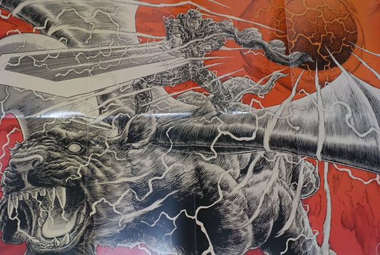 YOUNG ANIMAL Kentaro Miura Memorial Edition Special BERSERK Reversible Poster 