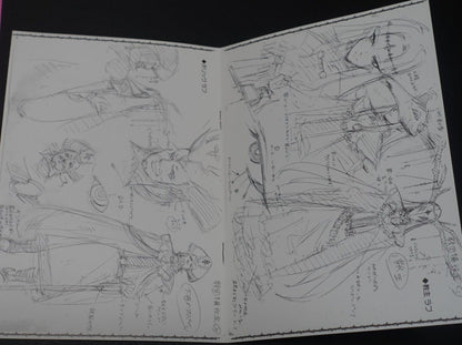 Tetsuya Tashiro Akame ga Kill! Rought Illustration Art Mini Booklet F 8page 