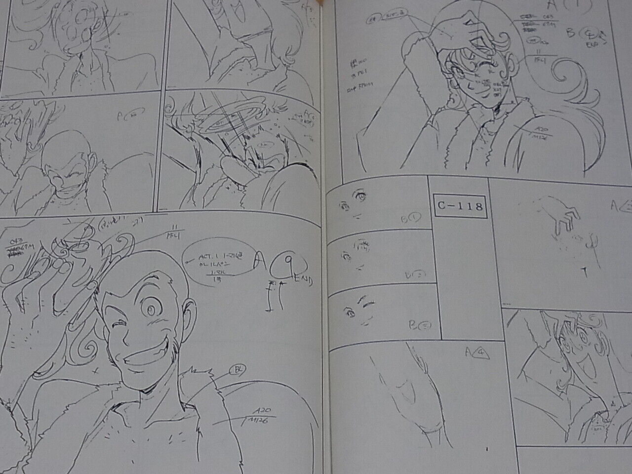 Hiroyuki Imaishi Anime Key Frame Art Collection vol.2 Lupin the 3rd FLCL 
