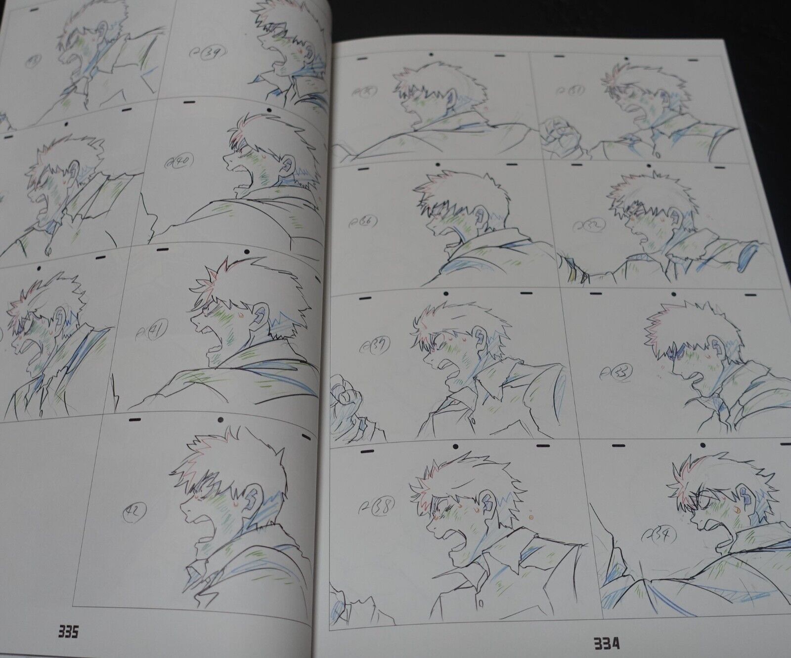 BONES Yoshimichi Kameda Mob Psycho 100 Key Frame Art Work Book Set 1-3 