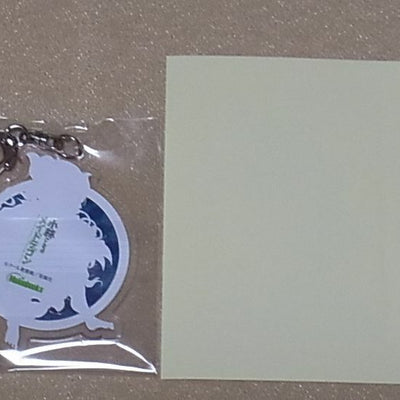 Miss Kobayashi's Dragon Maid IRURU Acrylic Key Chain & Seal Sticker set 