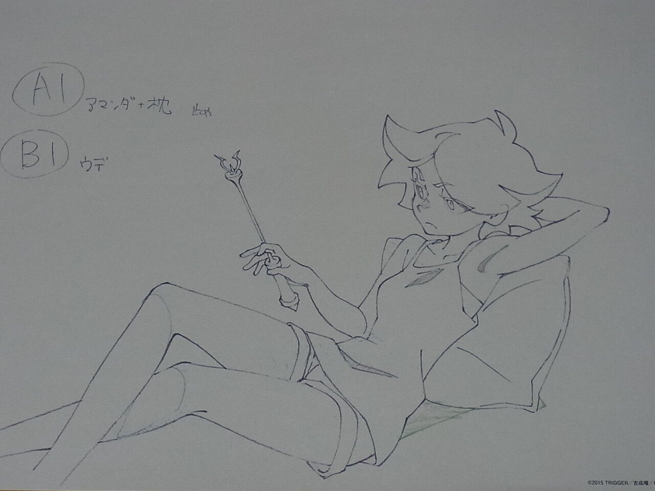Yoh Yoshinari Little Witch Academia Print Material Art 3 piece Set Amanda 