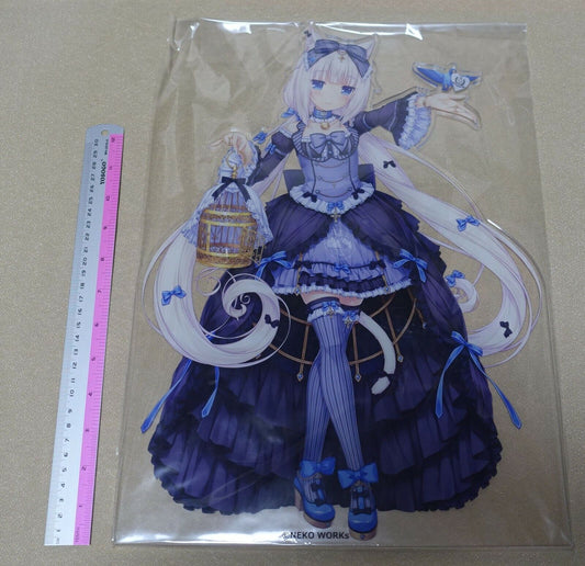 NEKO WORKs 10 th Anniversary Nekopara Big Acrylic Stand Figure Vanilla 