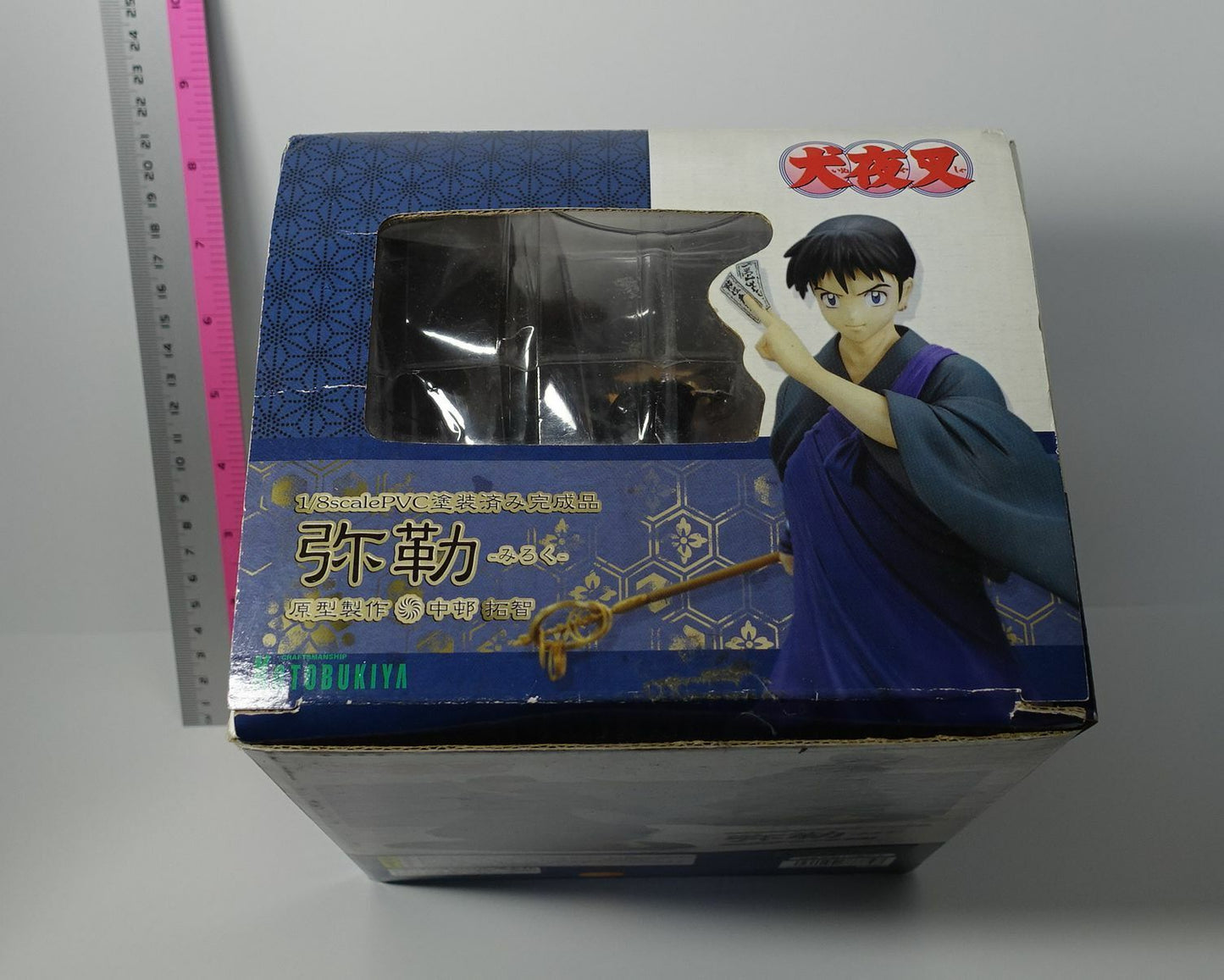 3-7 days from Japan Kotobukiya Inuyasha Miroku Figure Statue rod damage 