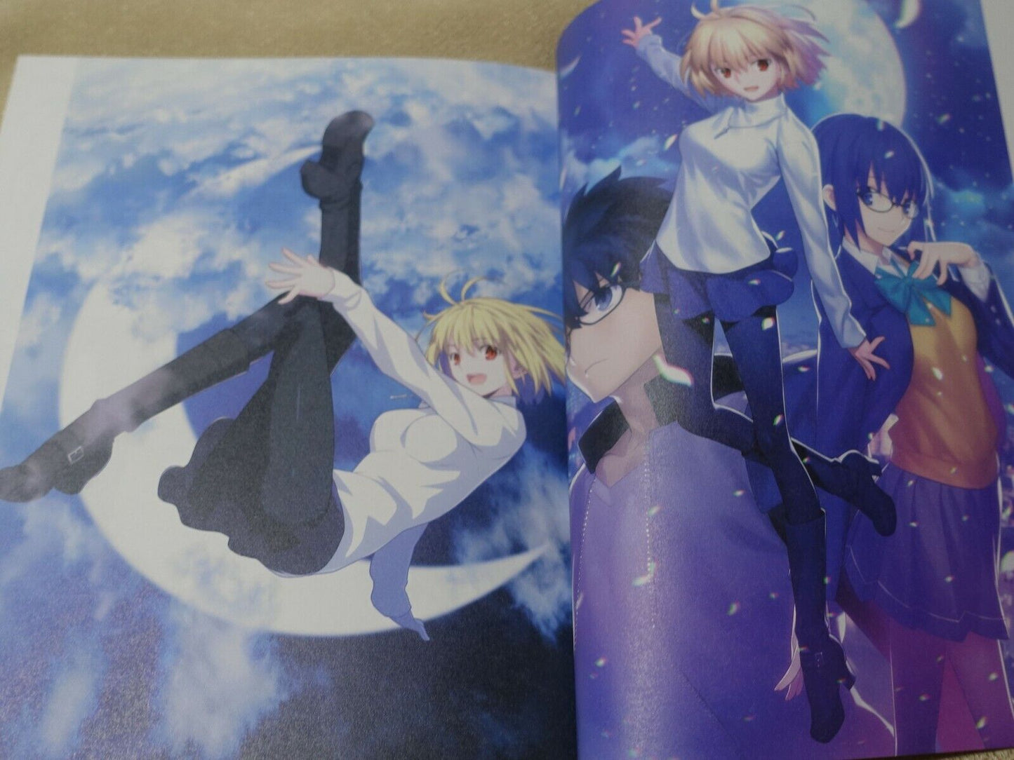 Tsukihime A piece of blue glass moon Staff Book & Setting Art Book 