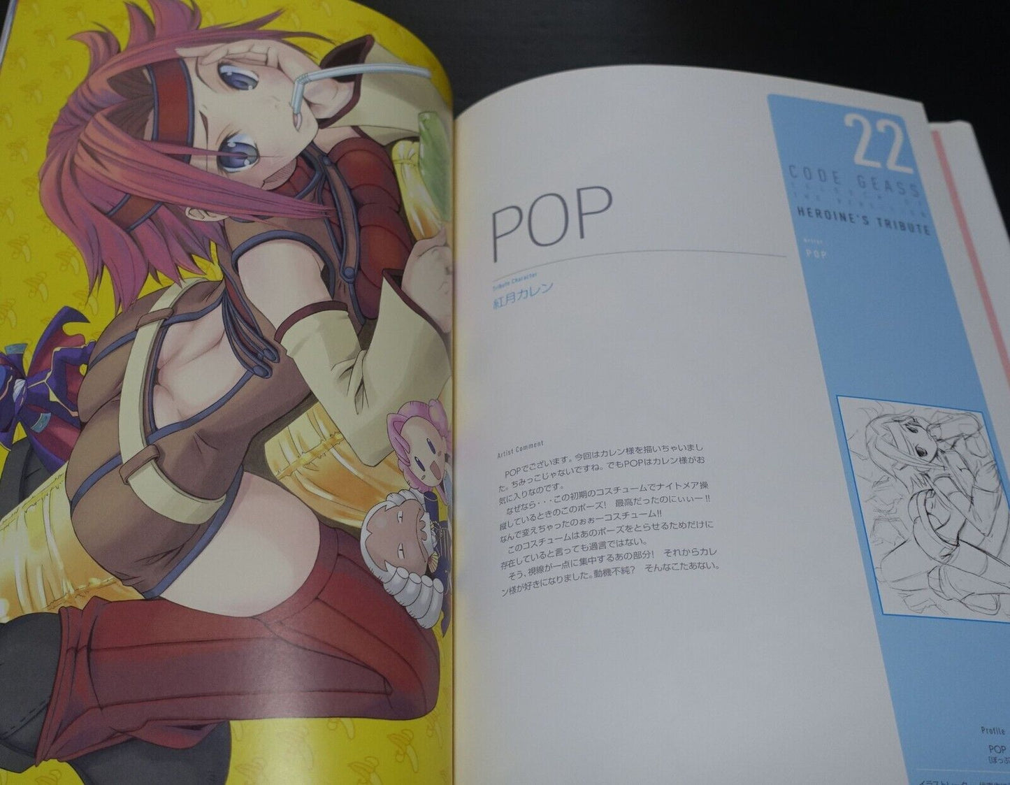 CODE GEASS Official Art Book Heroine's Tribute 