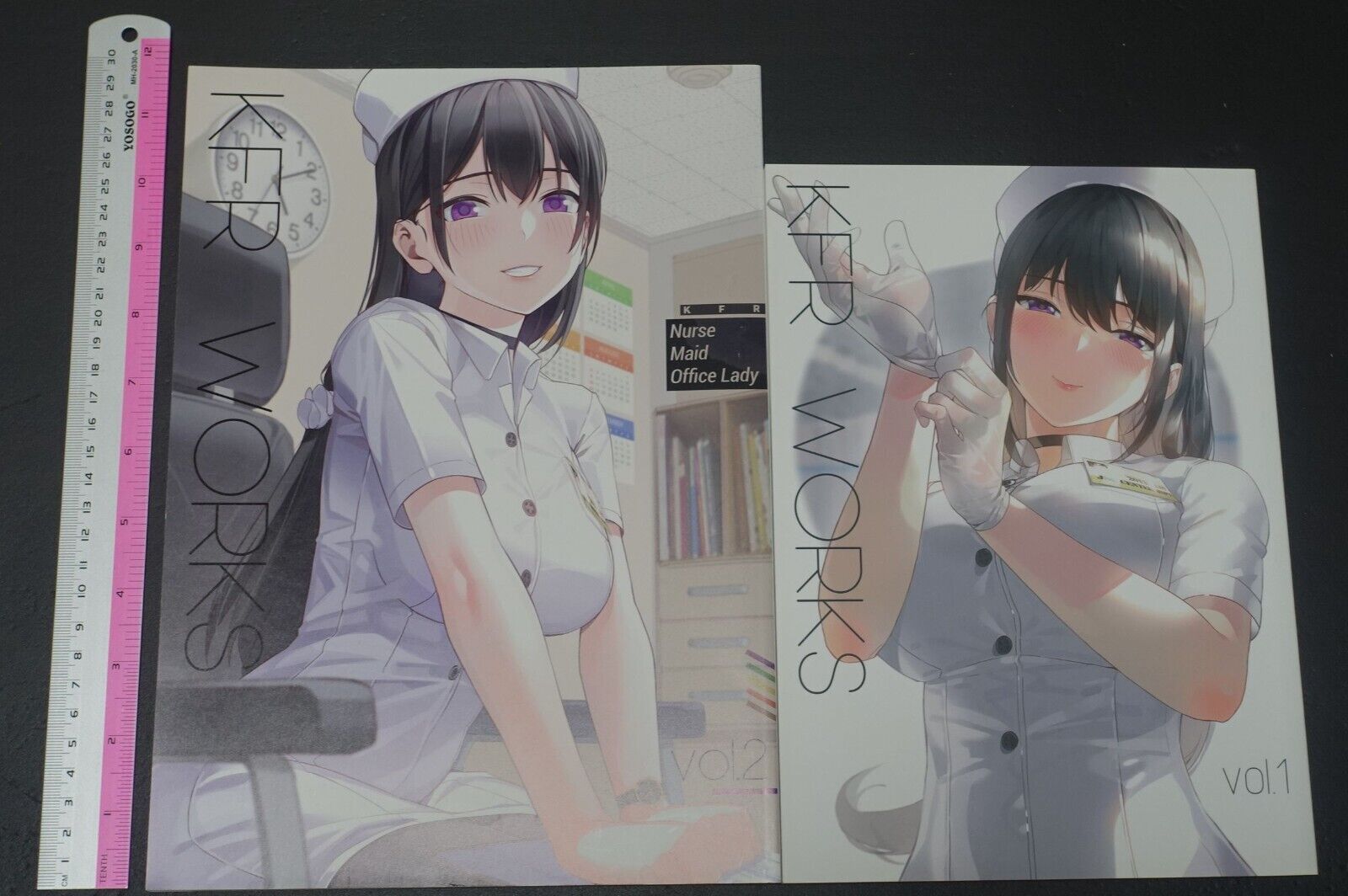 KFR WORKS ORIGINAL ART BOOK vol.1 & 2 set Nurse Maid Office Lady 