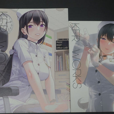 KFR WORKS ORIGINAL ART BOOK vol.1 & 2 set Nurse Maid Office Lady 