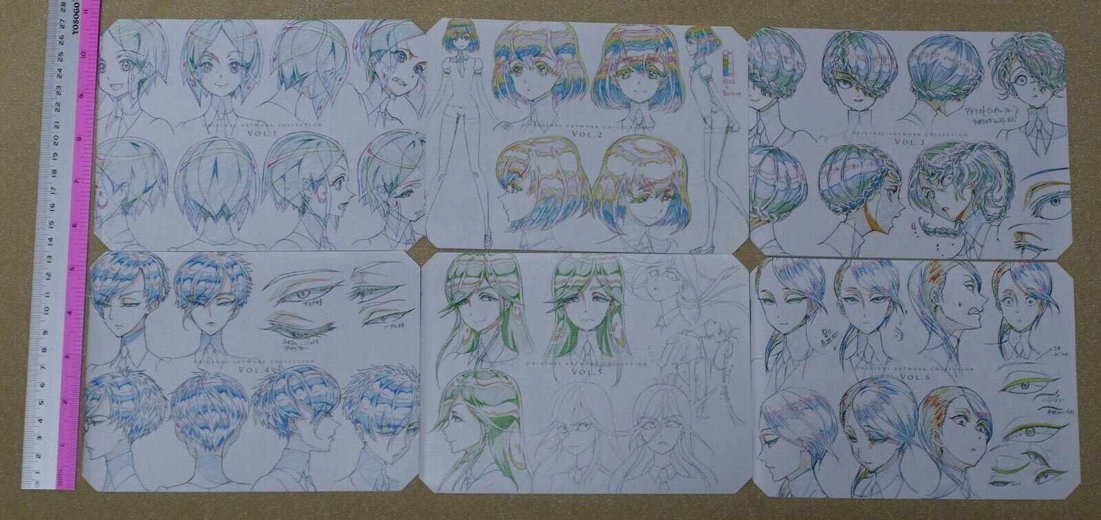 Houseki no Kuni Land of the Lustrous ART WORK COLLECTION Vol.1-6 complete set 