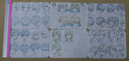 Houseki no Kuni Land of the Lustrous ART WORK COLLECTION Vol.1-6 complete set 