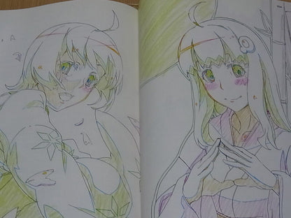 Yataneko IDOL Bakemonogatari Animation Staff's Fan Art Book Tsukimonogatari 