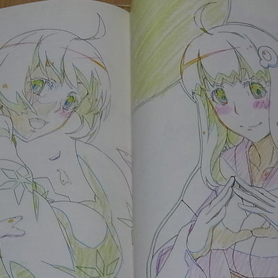 Yataneko IDOL Bakemonogatari Animation Staff's Fan Art Book Tsukimonogatari 